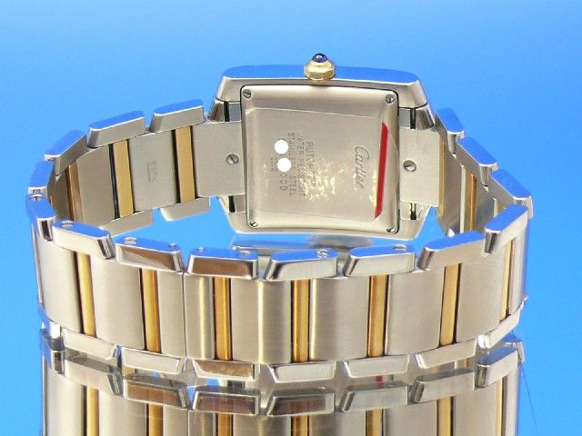 Cartier Tank Francaise Automatik Stahl/Gold