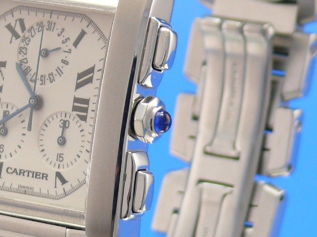Cartier Tank Francaise Chronoflex Chronograph