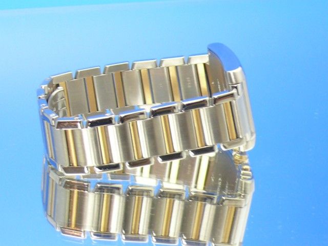 Cartier Tank Francaise Chronoflex Stahl/Gold