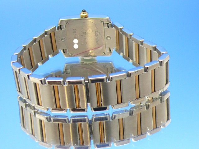 Cartier Tank Francaise Damen Stahl/Gold