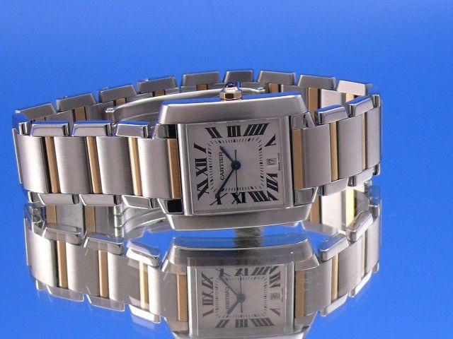 Cartier Tank Francaise Medium Stahl/Gold Automatik