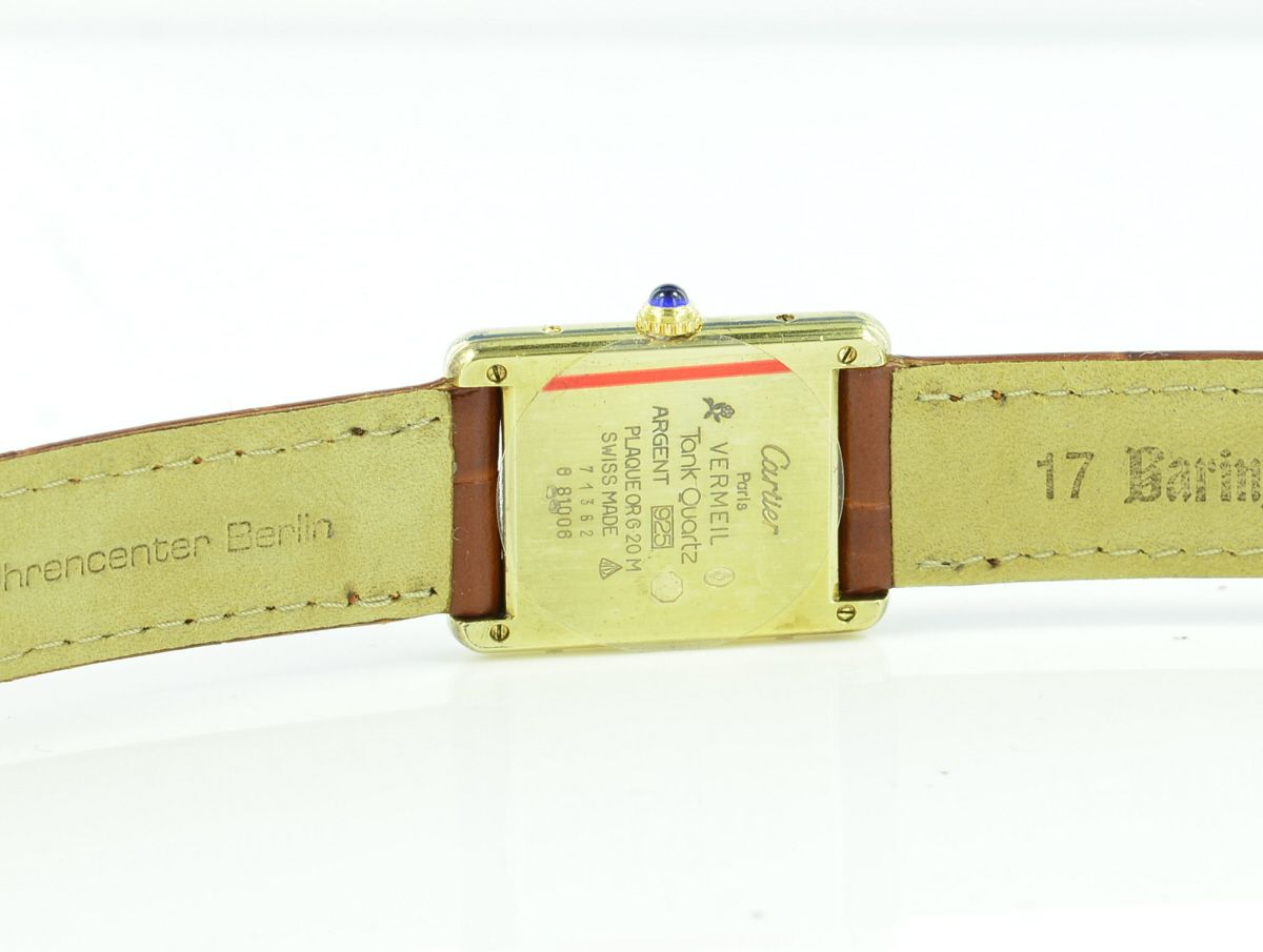 Cartier Tank Vermeil