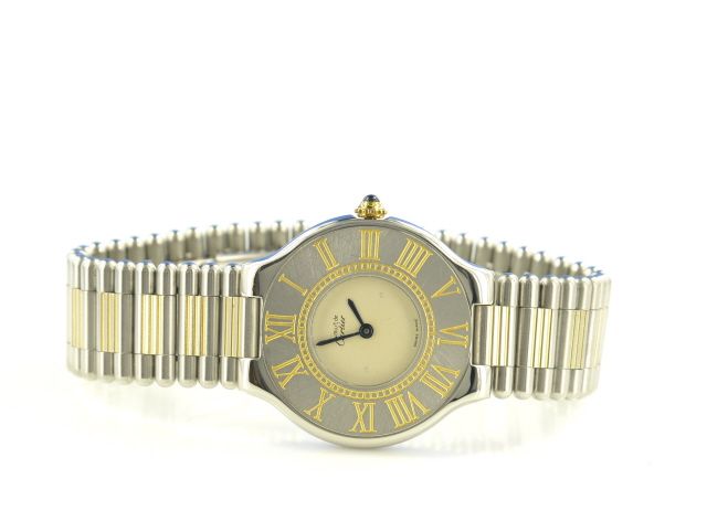 Cartier must 21 Quarz Damenuhr 31 mm