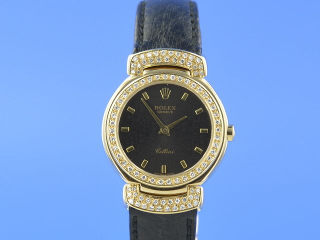 Rolex Cellini 18K Gelbgold Diamanten