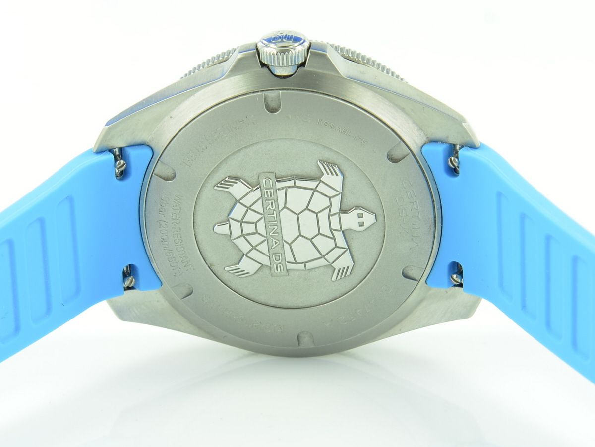 Certina DS-X GMT Blue Orange White