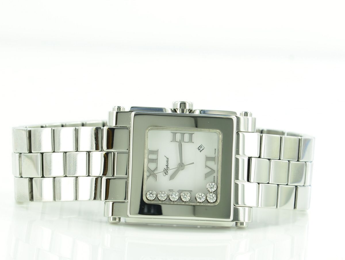 Chopard Happy Sport Square 7 Floating Diamonds 8495