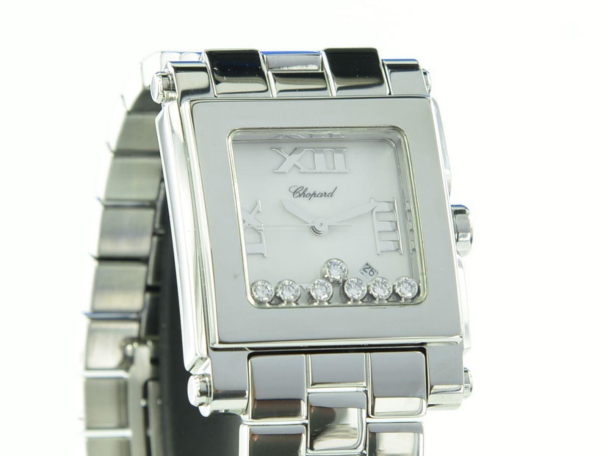 Chopard Happy Sport Square 7 Floating Diamonds 8495