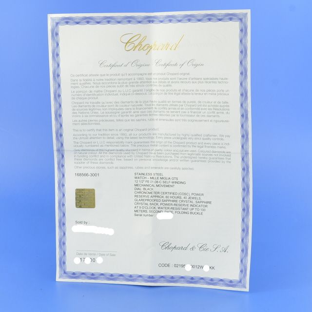 Chopard MILLE MIGLIA GTS POWER CONTROL