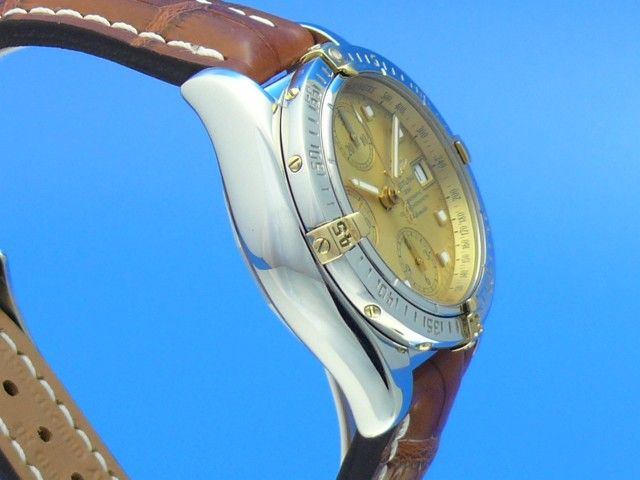 Breitling Cockpit Chrono Stahl/Gold