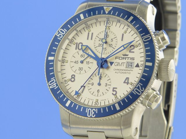 Fortis B-42 Day Date Chronograph GMT
