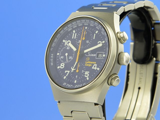 Sinn 144 GMT Lufthansa Cargo Chronograph Limited Edition B747-200F