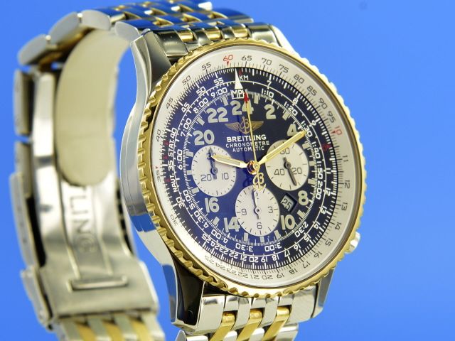 Breitling Navitimer Cosmonaute Chronograph Stahl / Gold