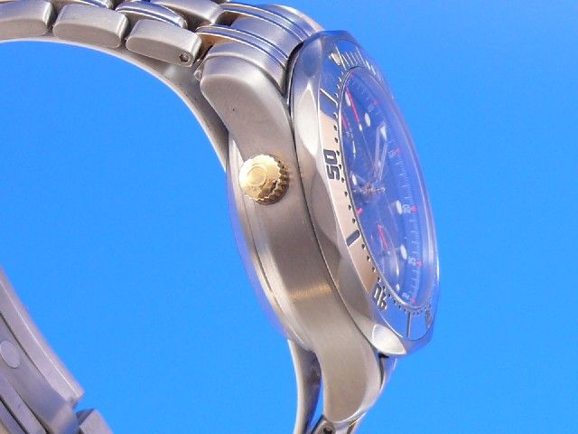 Omega Seamaster Diver 300M Chronograph Titan/Gold