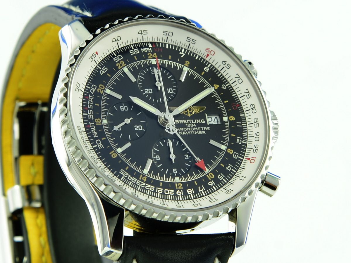 Breitling Navitimer World GMT Chronometer A24322