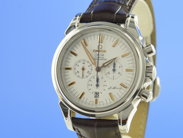 Omega De Ville Co-Axial Chronometer Chronograph St. Moritz