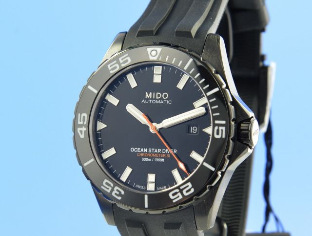 Mido Ocean Star 600 Black Chronometer