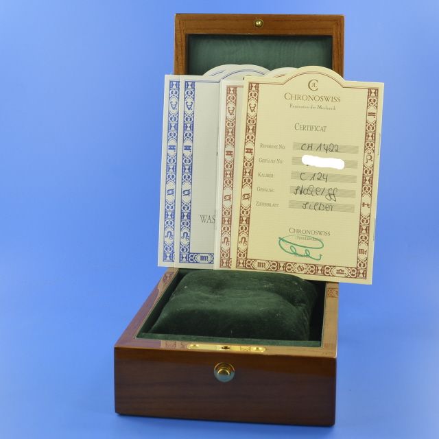 Chronoswiss Delphis Stahl/Gold