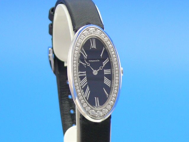 Tiffany&Co.Cocktail Watch Lady 18K Weigold Brillanten