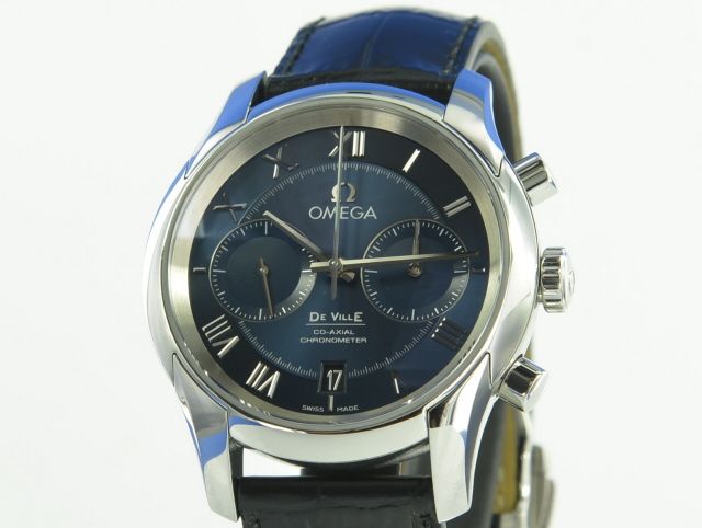 Omega Hour Vision De Ville Co-axial 42mm Chronograph Deep Blue