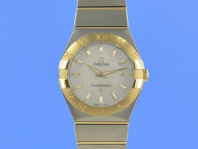 Omega Constellation 27mm Quarz Mother of Pearl
