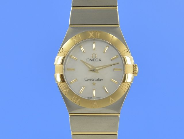 Omega Constellation 27mm Quarz Mother of Pearl