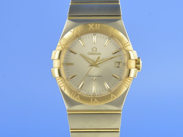 Omega Constellation 35 mm Quarz Edelstahl/Gelbgold