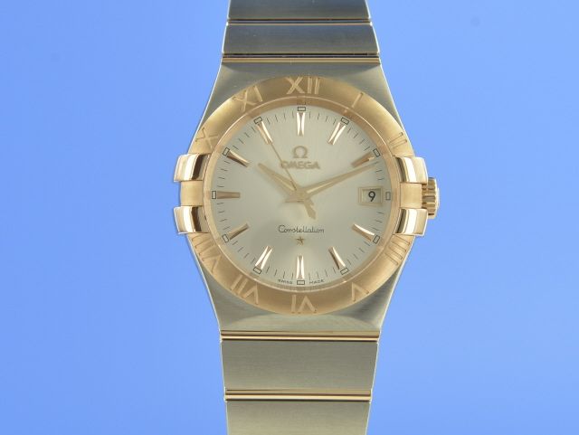 Omega Constellation 35 mm Quarz Stahl/Rotgold