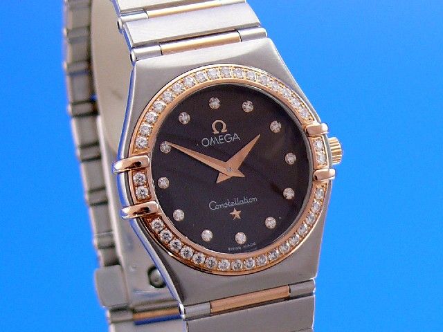 Omega Constellation Damen Stahl/Gold