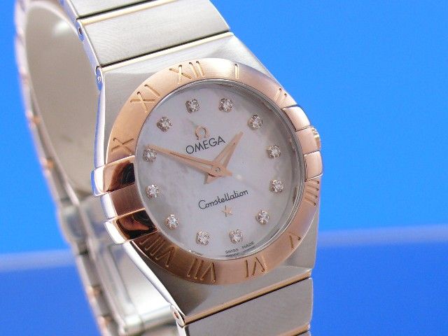 Omega Constellation Quartz 27 MoP Diamonds