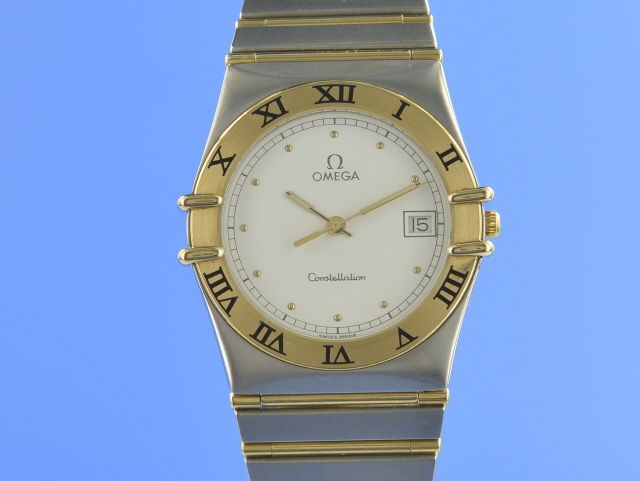 Omega Constellation Stahl/Gold Herren 34 mm