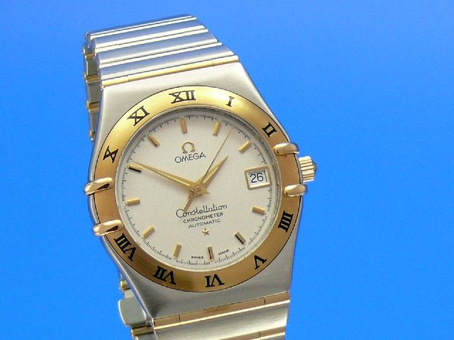 Omega Constellation Stahl/Gold Herren Automatik