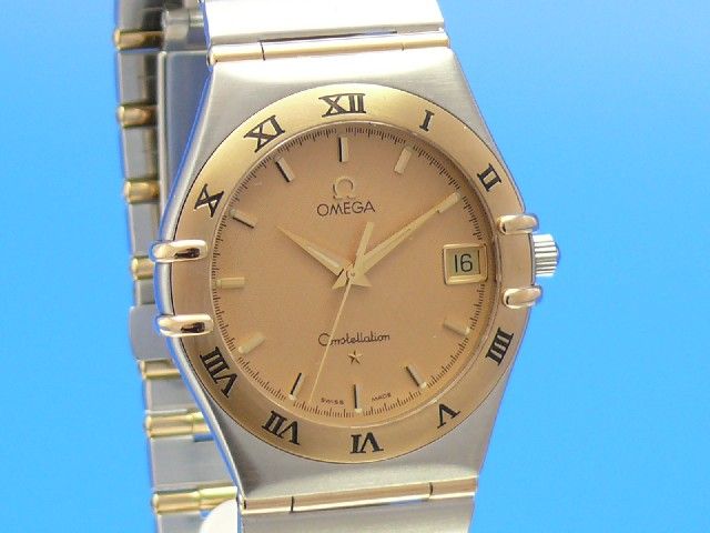 Omega Constellation Stahl/Gold Herren/Damen