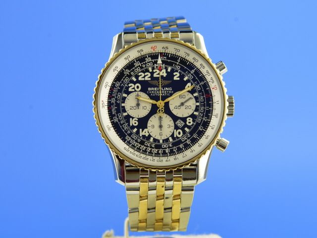 Breitling Navitimer Cosmonaute Chronograph Stahl / Gold