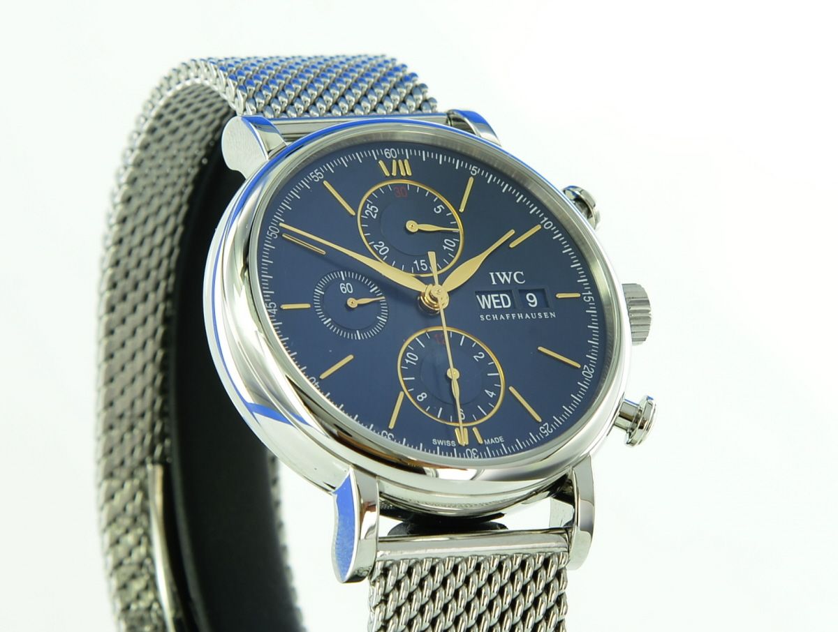 IWC Portofino Chronograph Blue Dail