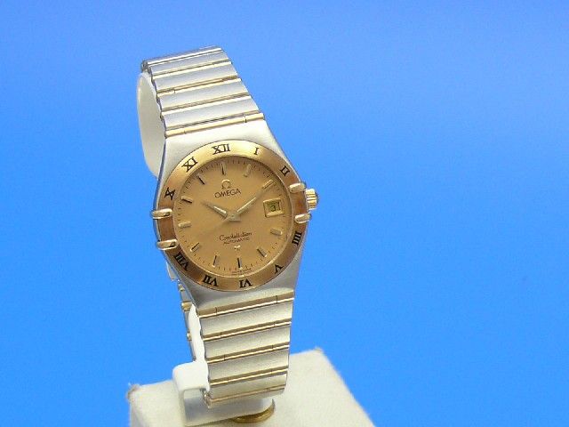 Omega Constellation Damen Automatik Stahl/Gold