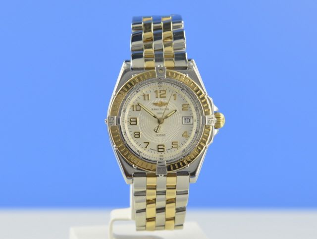 Breitling Wings Damen Stahl/Gold