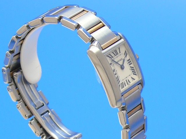 Cartier Tank Francaise Damen Stahl/Gold