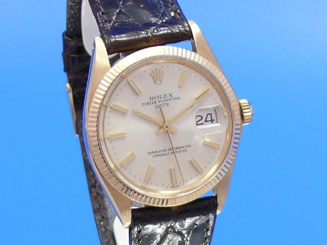 Rolex Date 18K Gold