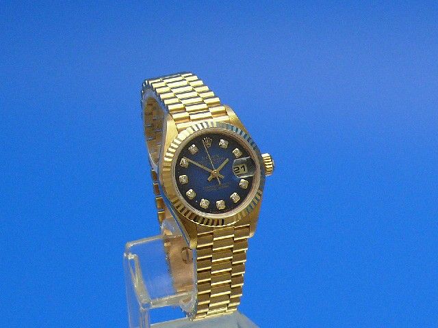 Rolex Lady Datejust 18K/750 Gelbgold Diamant Blatt