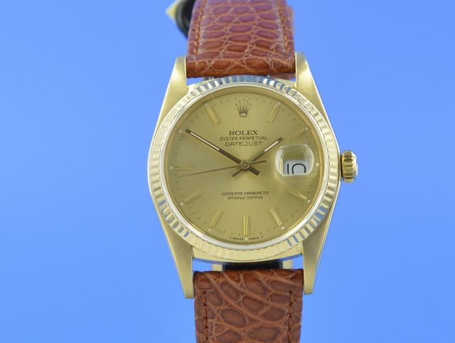 Rolex Datejust 18K/750 Gold 36 mm