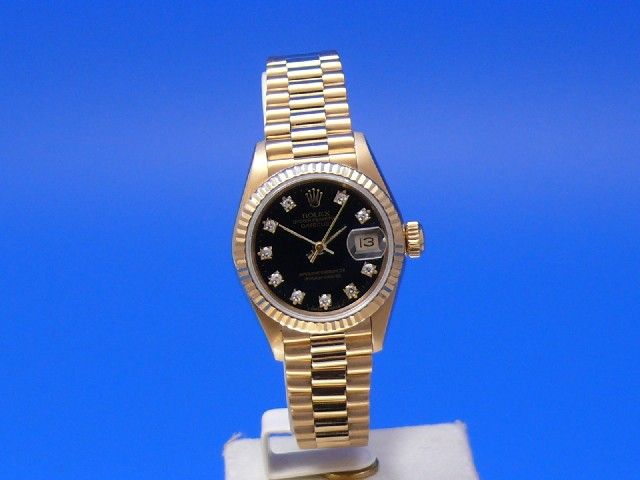 Rolex Lady-Datejust 18K/750 Gold Brillantblatt