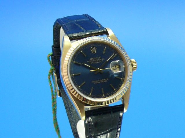 Rolex Datejust 18K Gold Herren 36 mm