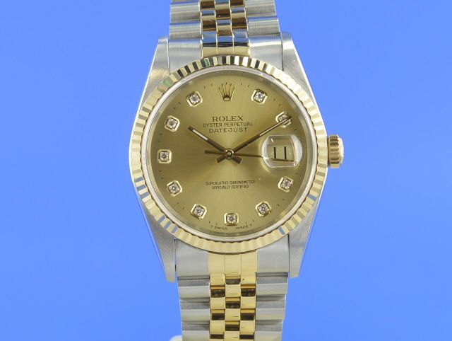 Rolex Datejust 36 mm Stahl/Gold