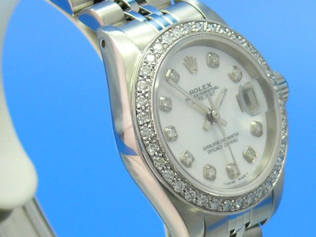 Rolex Lady-Datejust Brilliantziffernblatt & L�nette NICHT ROLEX