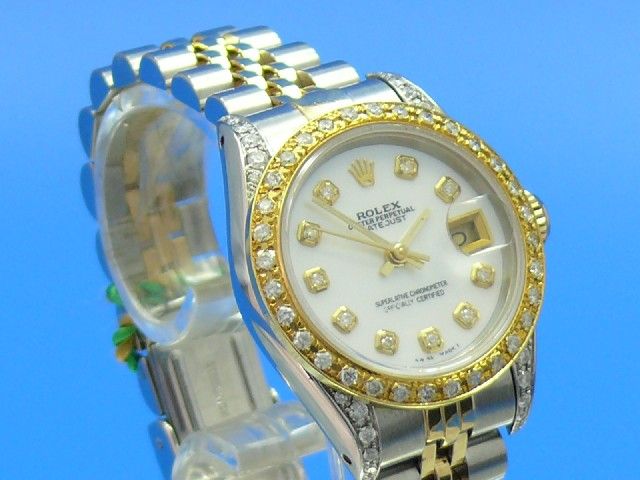 Rolex Lady-Datejust Brilliantziffernblatt & L�nette NICHT ROLEX