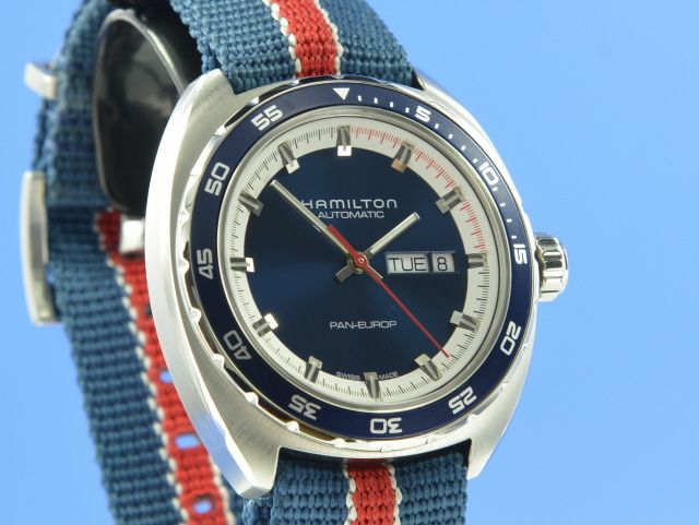 Hamilton Pan Europ Day Date Auto