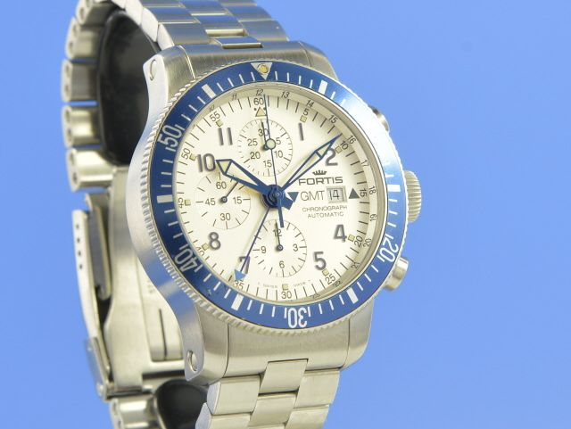 Fortis B-42 Day Date Chronograph GMT