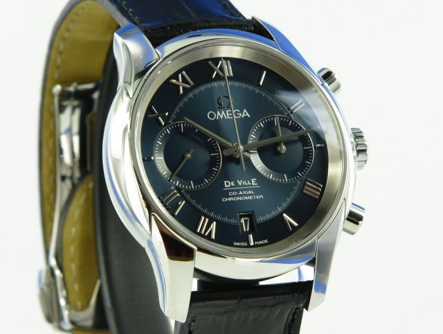 Omega Hour Vision De Ville Co-axial 42mm Chronograph Deep Blue