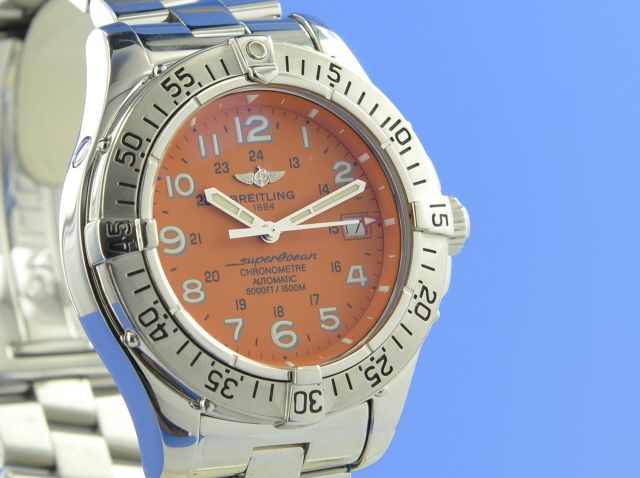 Breitling Superocean Orange Dial 42 mm