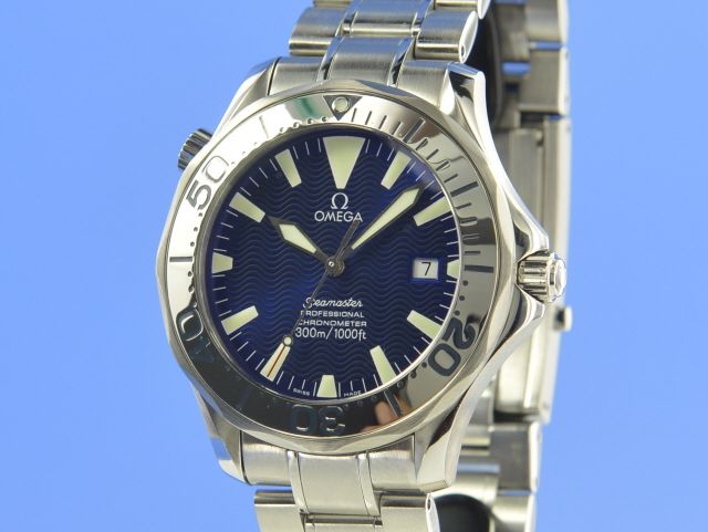 Omega Seamaster Diver 300M Blue Dial Automatik